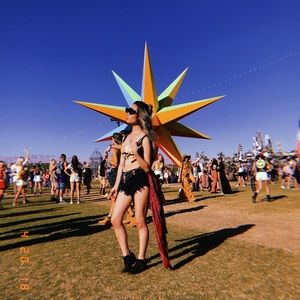 Her Pony the Label festival or rave bralette